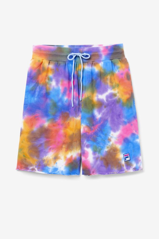 Fila Sloan Tie Dye Multicolor Shorts Mens - NZ 65891-MFBV